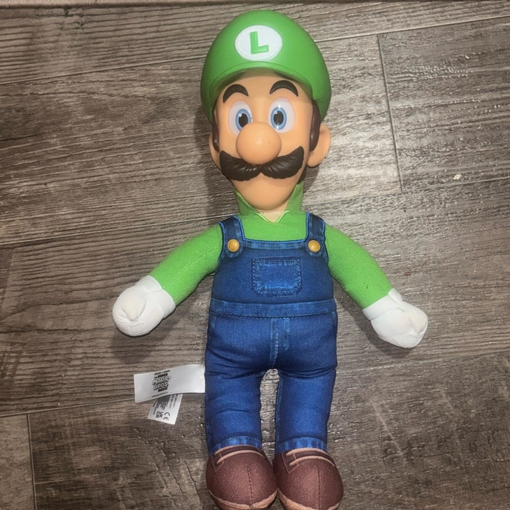 Nintendo - The Super Mario Bros. Movie Luigi Poseabl Green